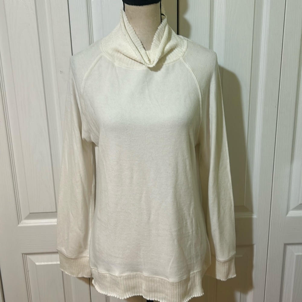 Z Supply Softspun Mock Pullover in Champagne Mist